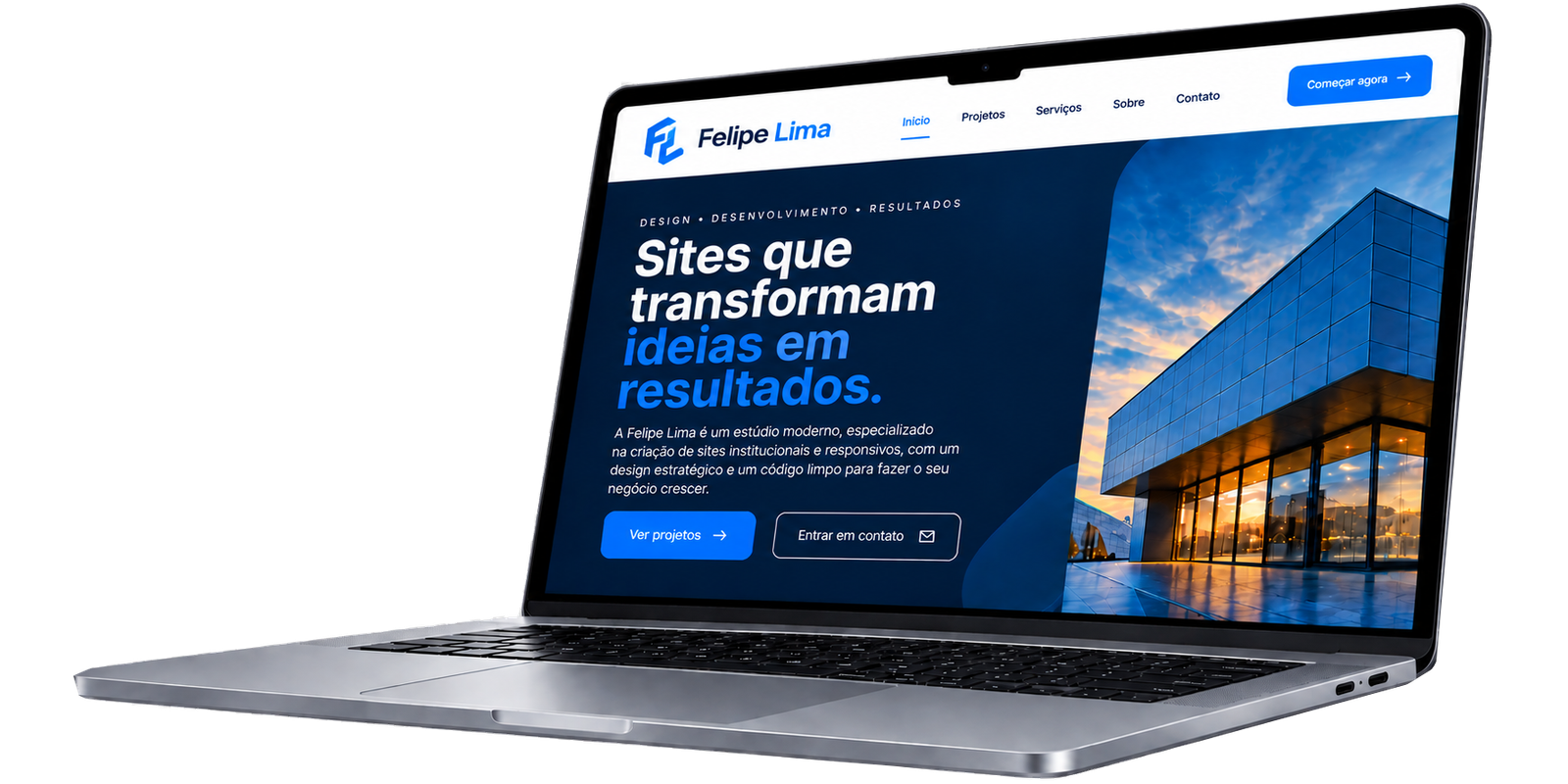 Hero do site